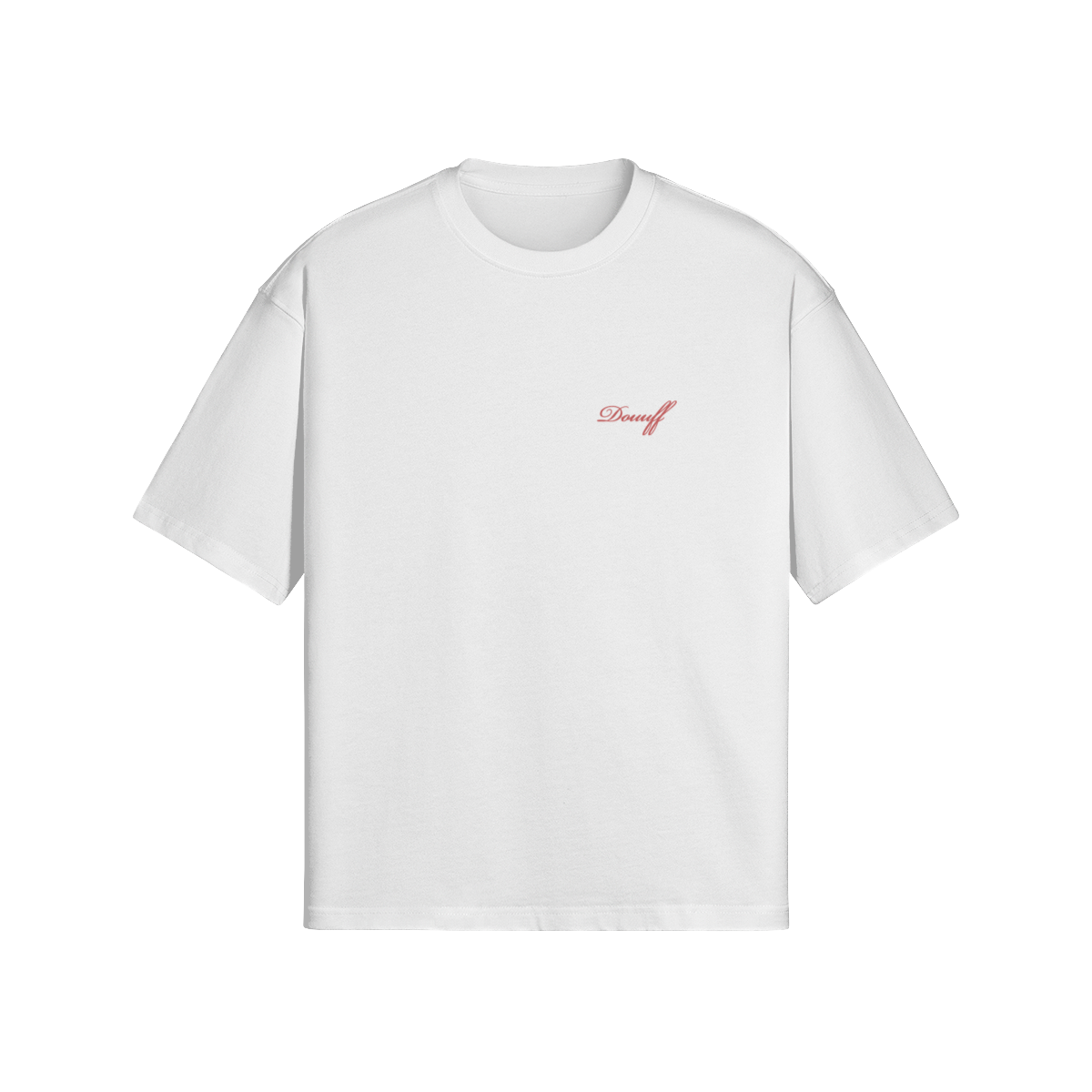 WHITE BF ESSENTIAL BOXY TEE - Douf