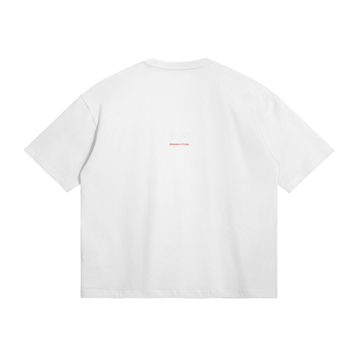 WHITE BF ESSENTIAL BOXY TEE - Douf