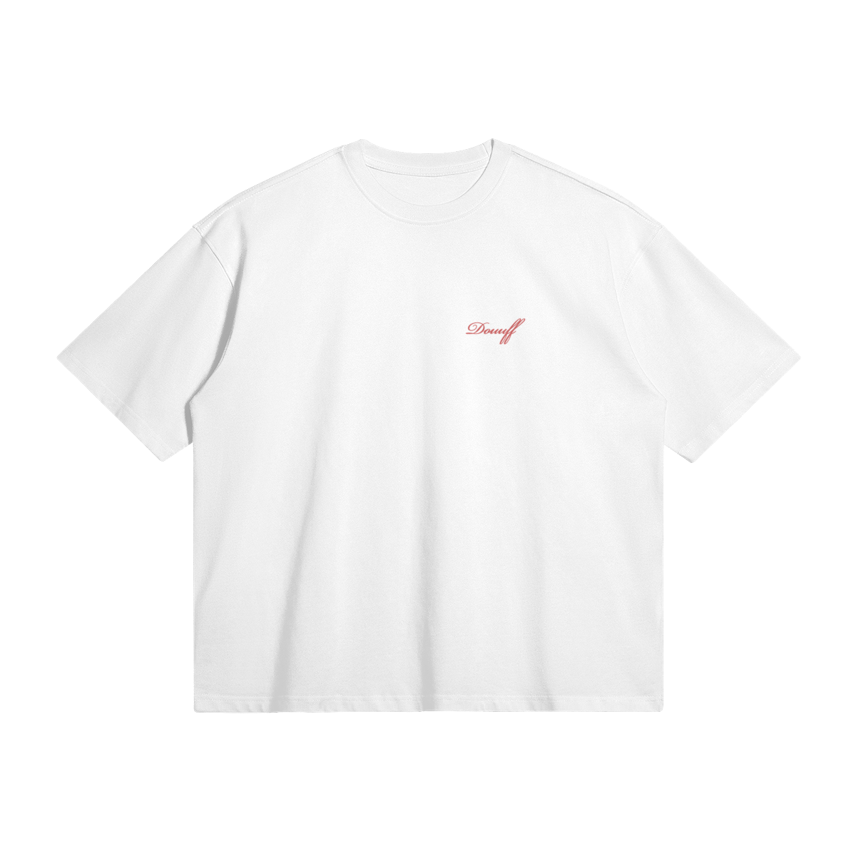 WHITE BF ESSENTIAL BOXY TEE - Douf