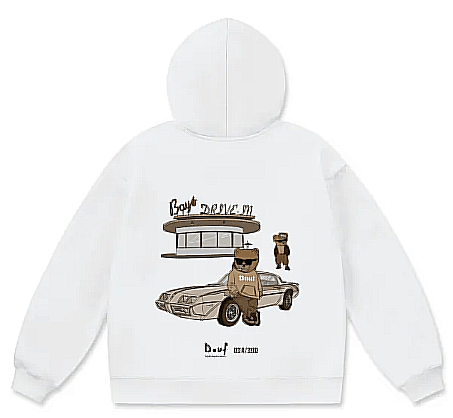 Lucent White 1 "The Day" Hoodie - Douf