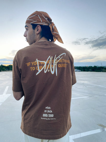 "THE WAY" BROWN TEE - Douf