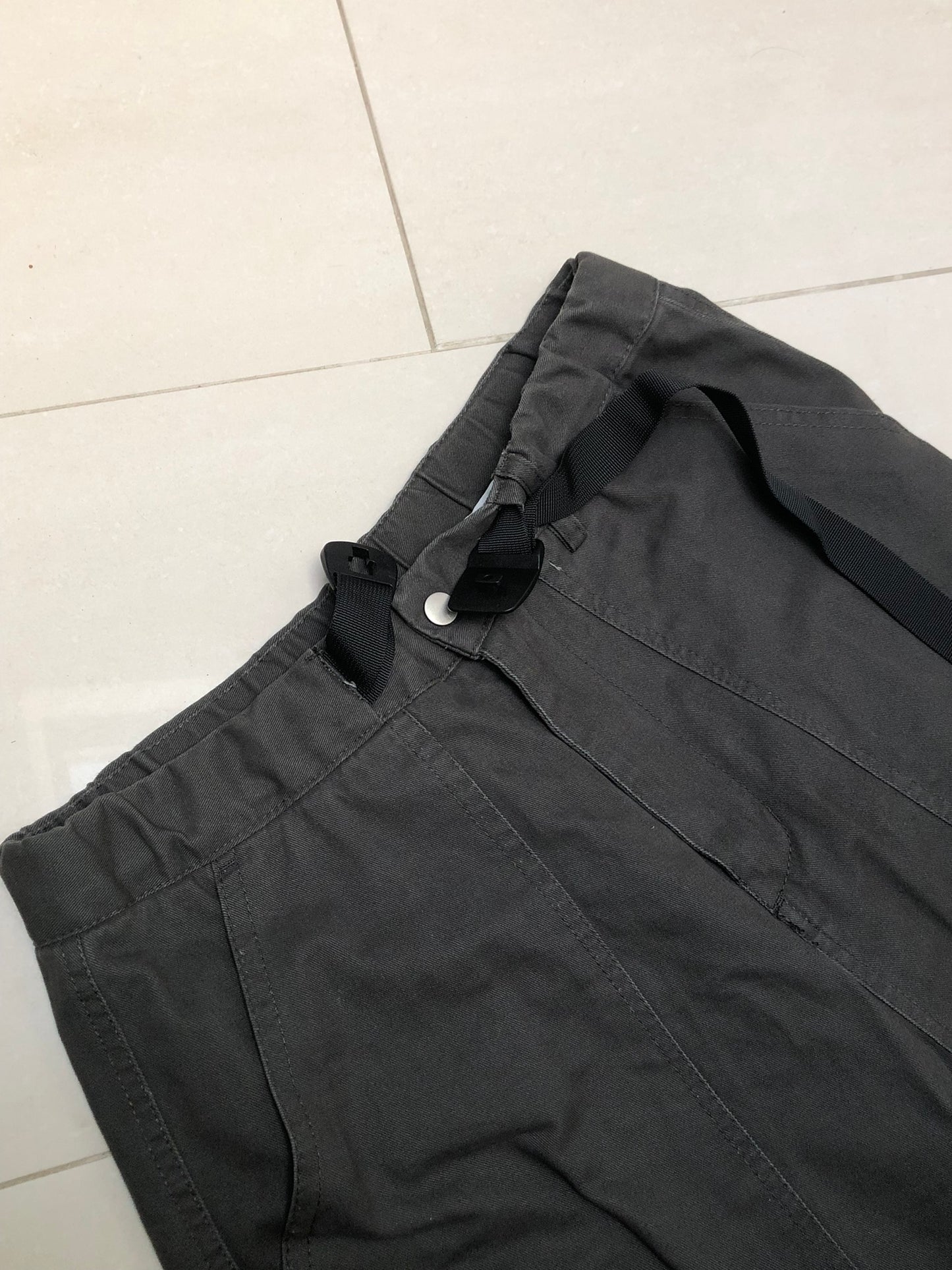 BLACK BAGGY WORK  PANTS - Douf