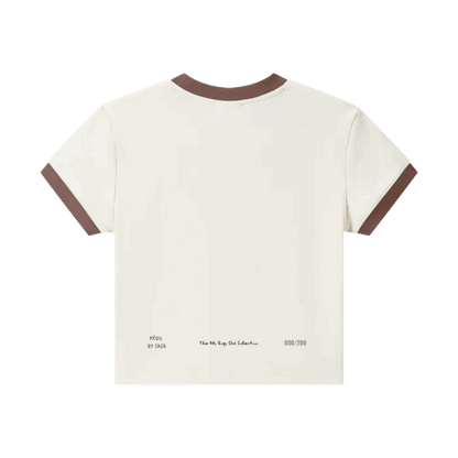 HIGH VIBES CROP-TOP BROWN