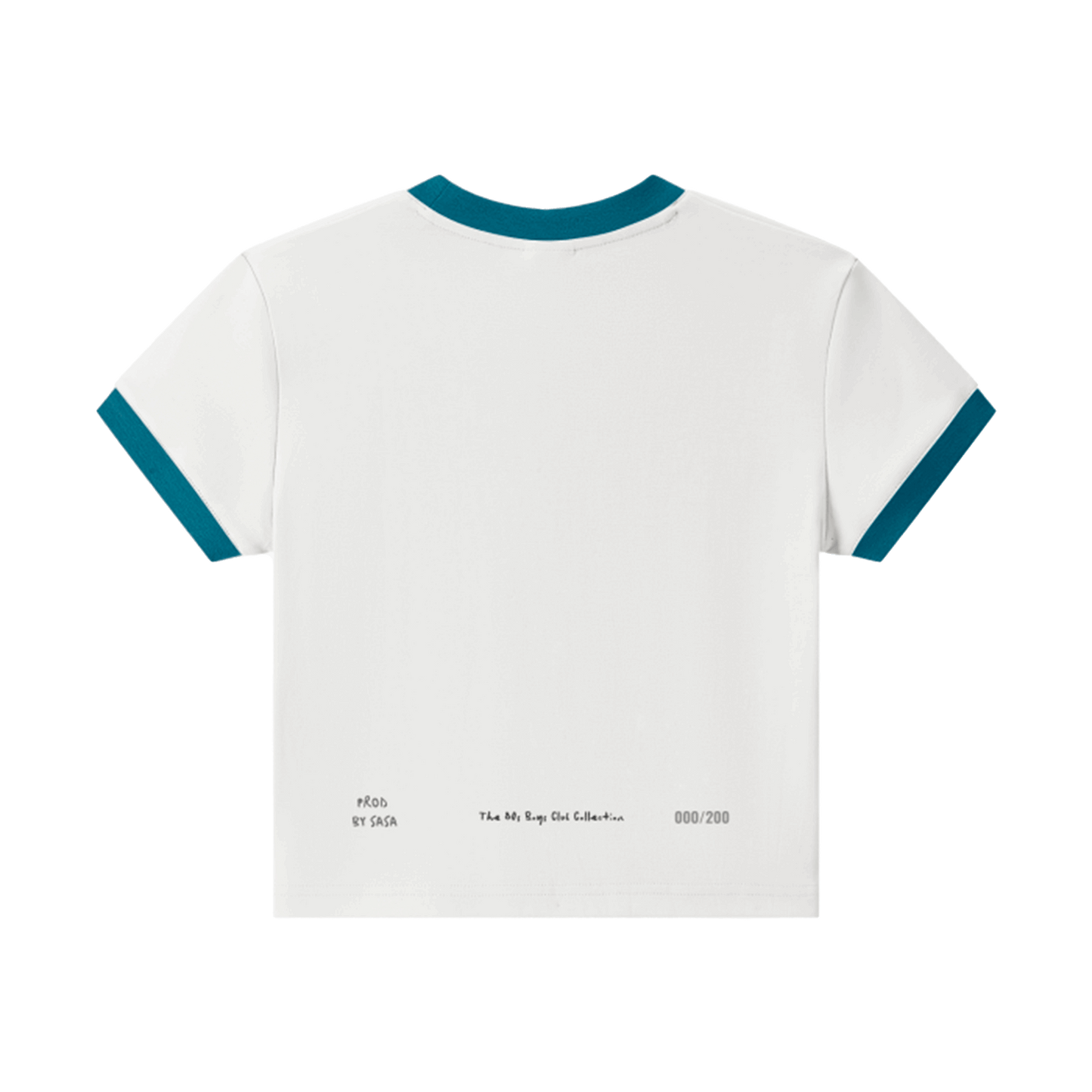 HIGH VIBES CROP-TOP BLUE