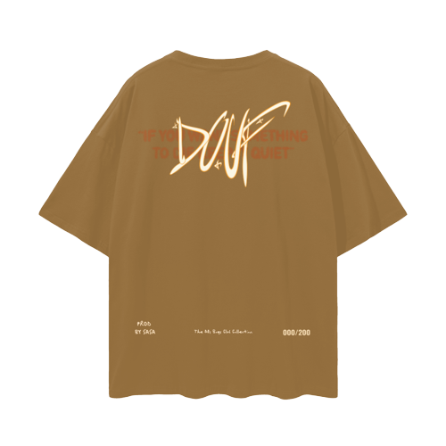 "THE WAY" BROWN TEE - Douf